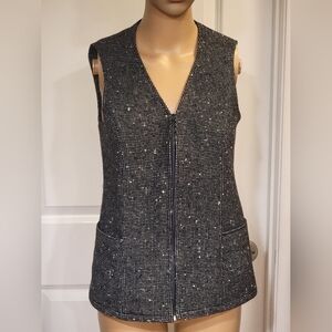 100% Virgin Wool Vintage Pendleton Womens Zip Closure Vest